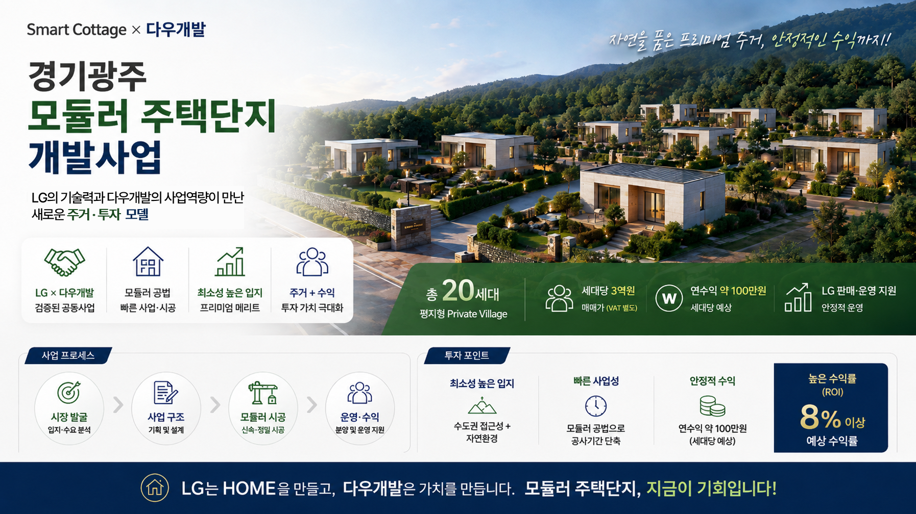 경기광주 모듈러 주택단지 개발사업 대표 이미지
